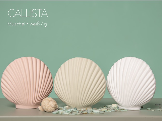 Valentino Dekofigur Muschel Callista 10cm 798274-10