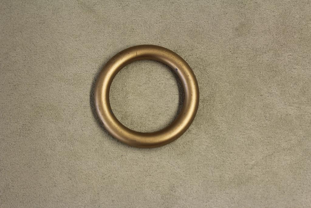 Ring Kunststoff altgold matt