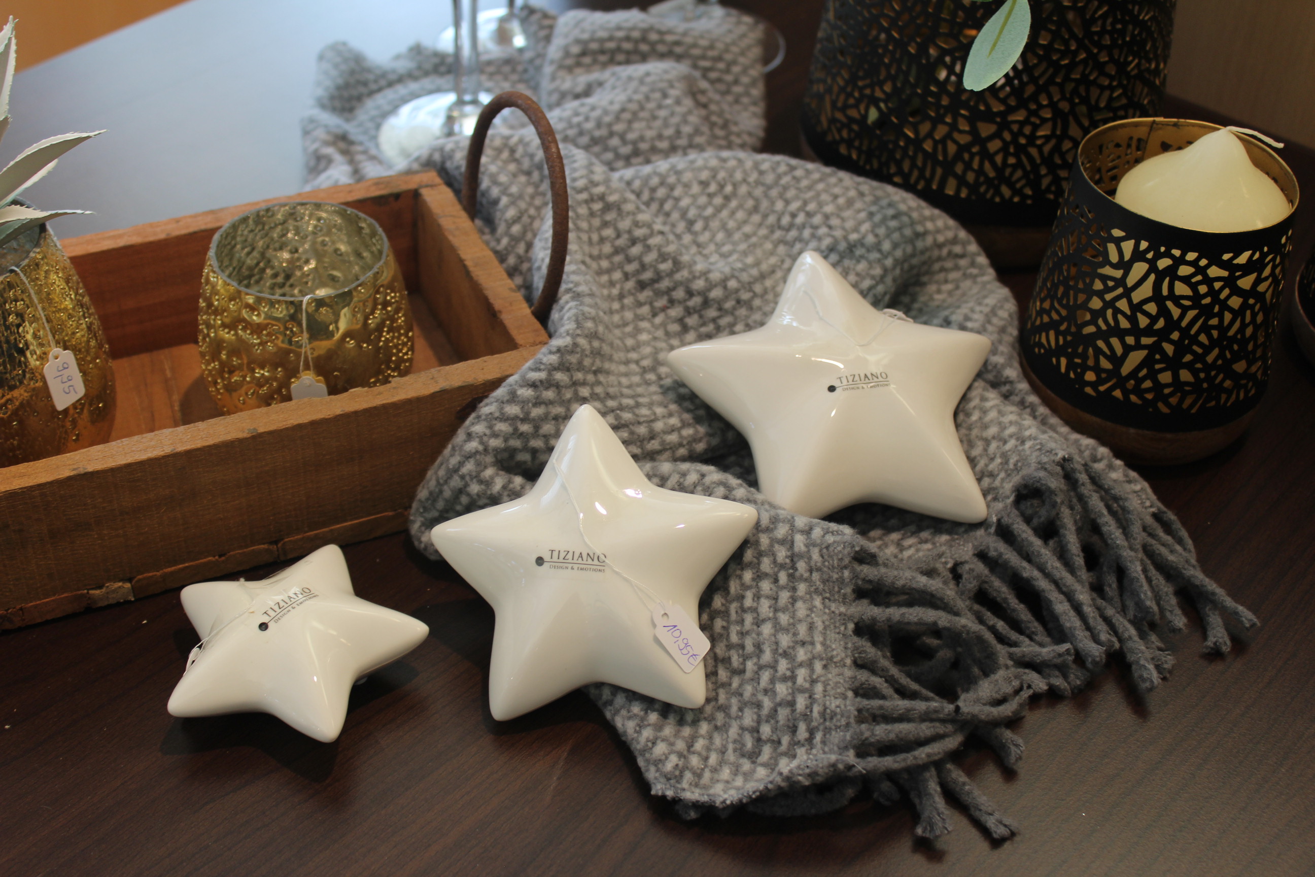 Tiziano Deko Stern Lazio liegend creme 711091-9