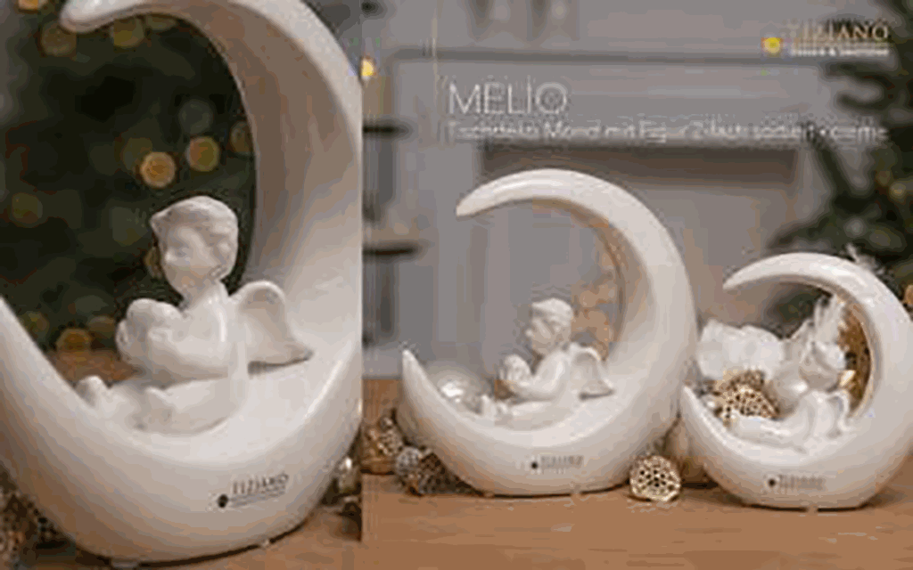 Tiziano Tischdeko Melio Emilio creme